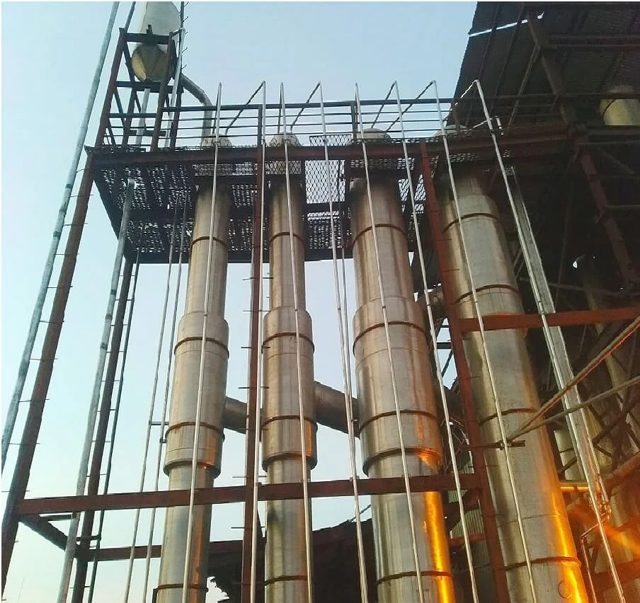Falling film evaporator